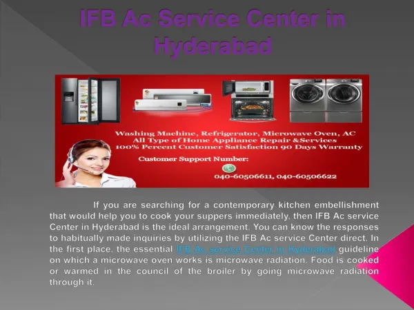 IFB Ac service Center in Hyderabad