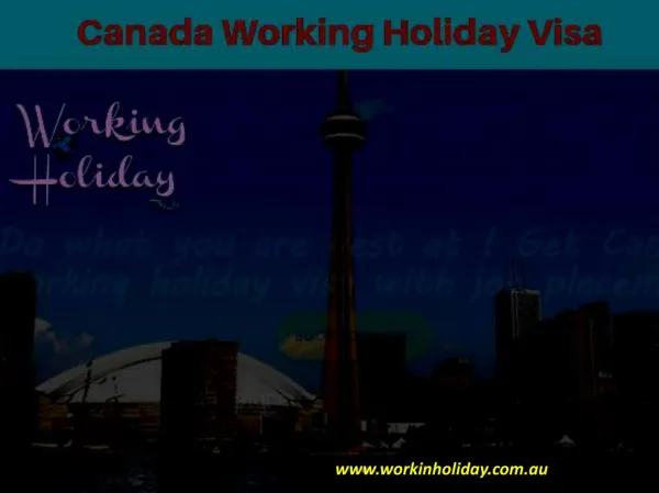 Canada Working Holiday