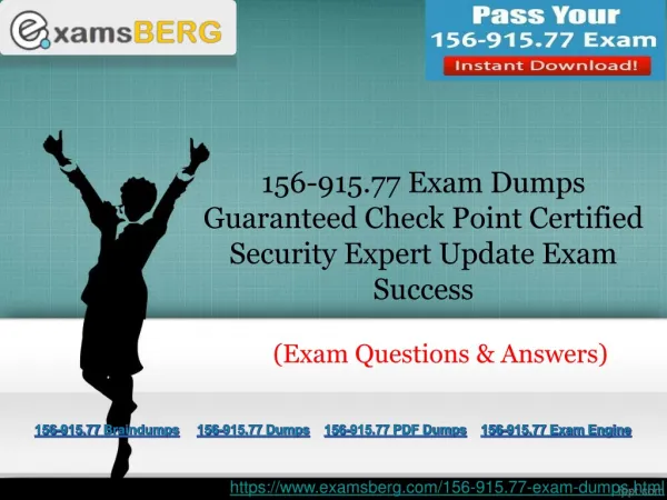 How Can I pass my 156-915.77 Exam