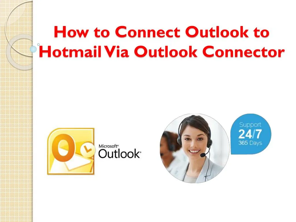 how to connect outlook to hotmail via outlook connector