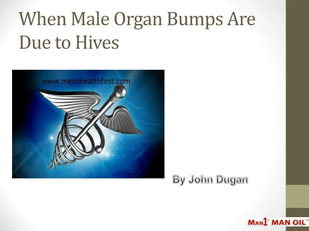 when male organ bumps are due to hives