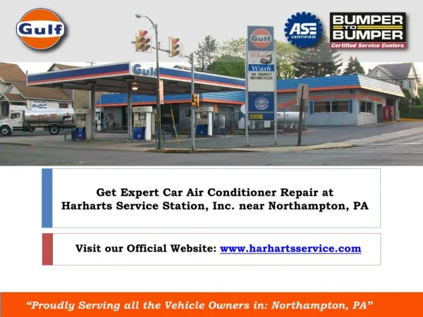 Schedule your Car Air Conditioner Repair at Harharts Service Station