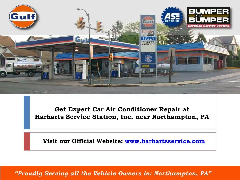 get expert car air conditioner repair at harharts service station inc near northampton pa