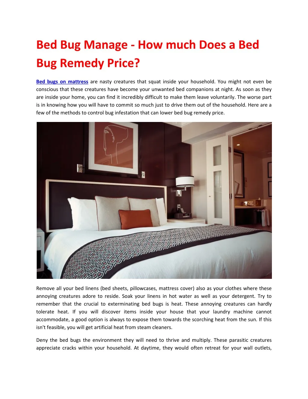 bed bug manage how much does a bed bug remedy