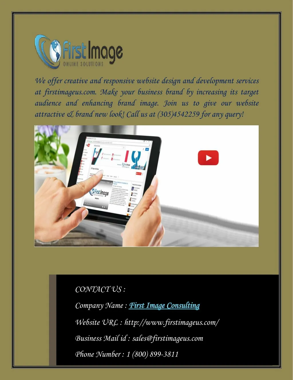 we offer creative and responsive website design