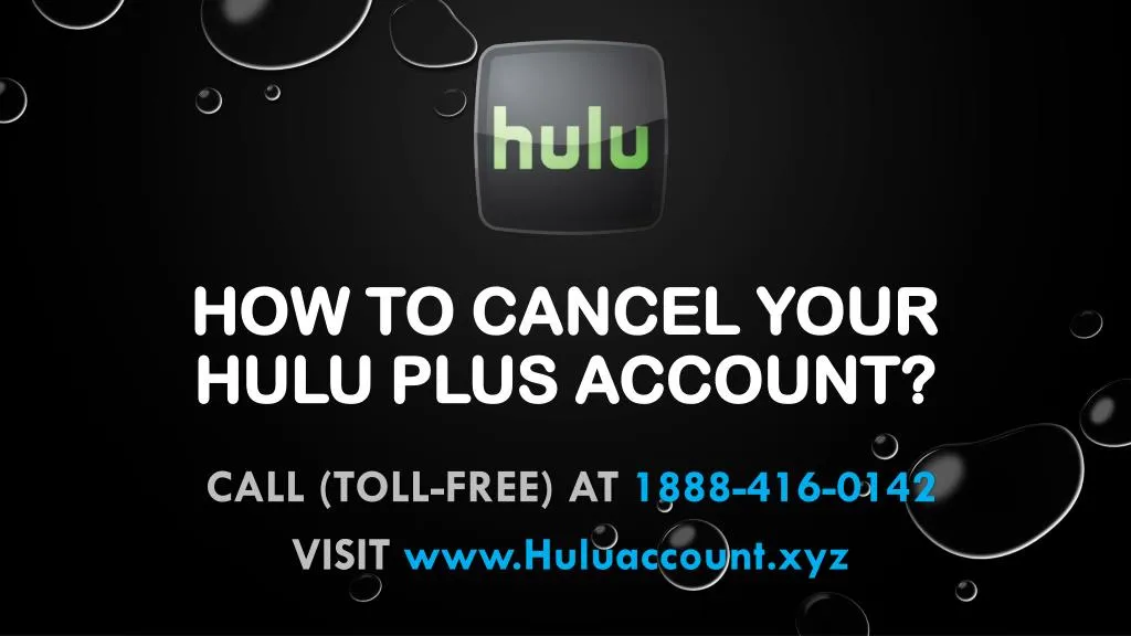 how to cancel your hulu plus account