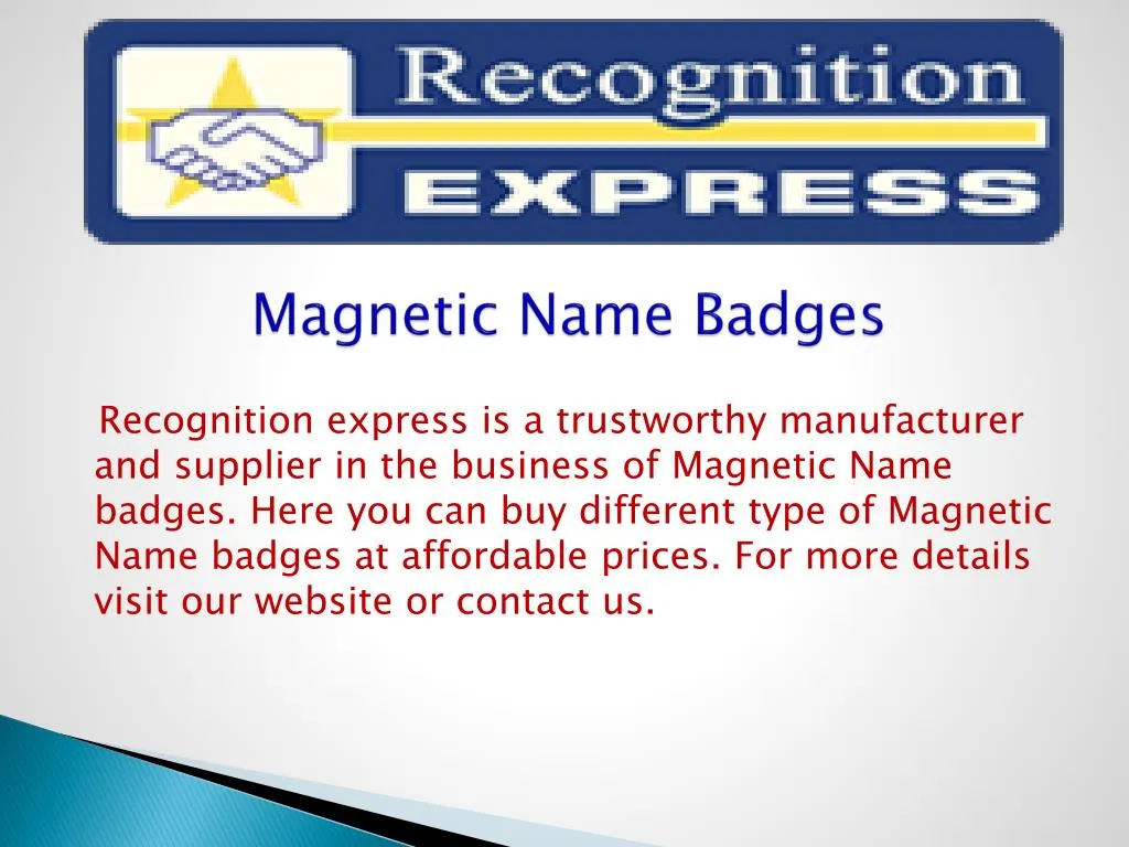 magnetic name badges