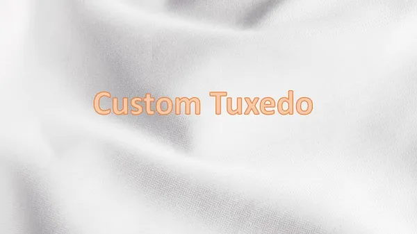 Custom Tuxedo - Q CLOTHIER