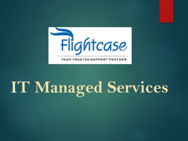 A Brief About Managed Services