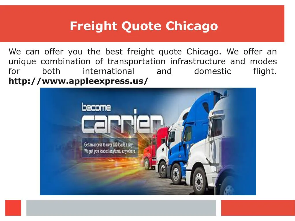 freight quote chicago