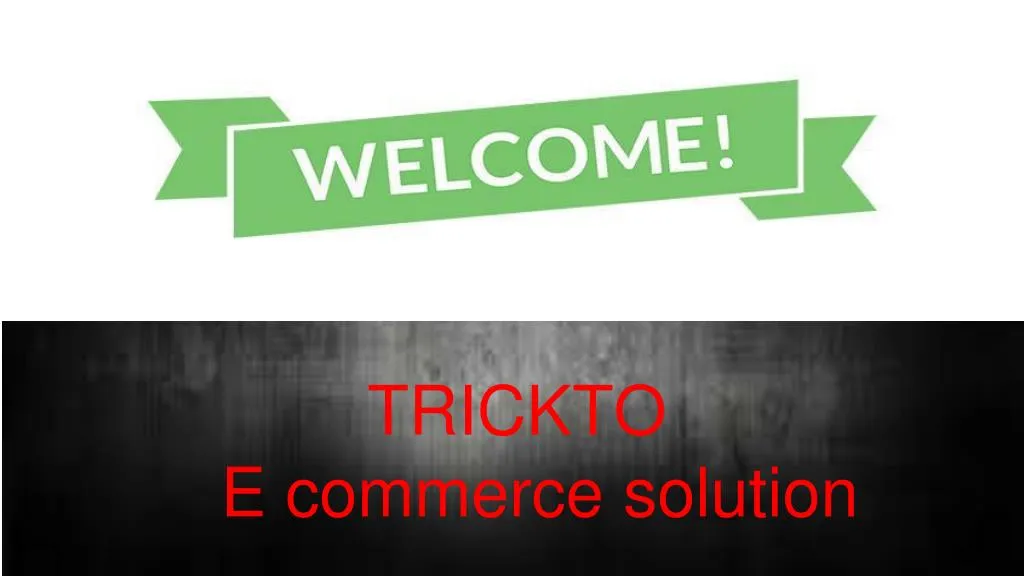 trickto e commerce solution