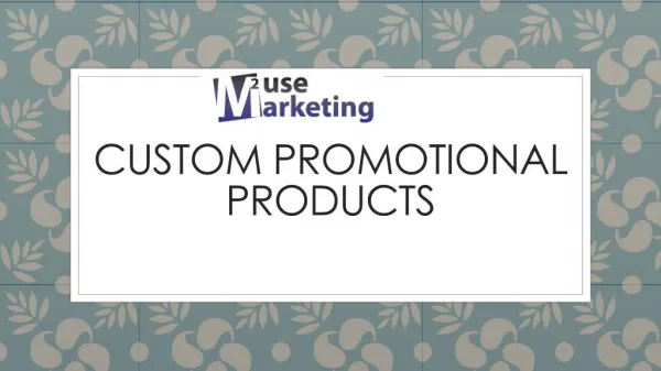 High Quality Custom Printed Promotional Items