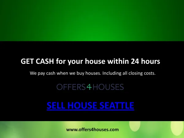 sell everett house cash