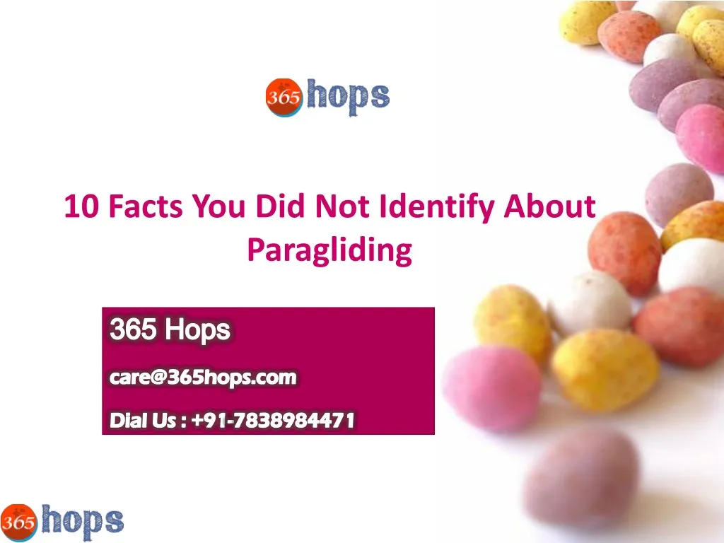 10 facts you did not identify about paragliding