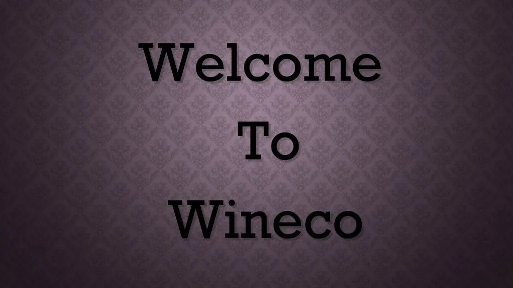welcome welcome