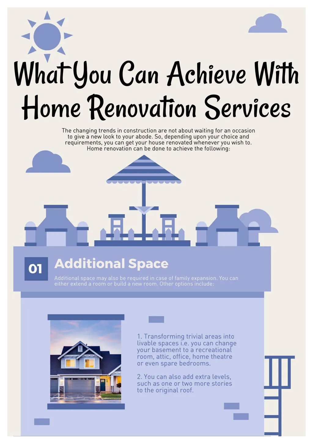 what you can achieve with home renovation services