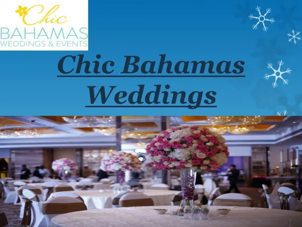 Chic Bahamas Weddings Best Wedding Ceremony