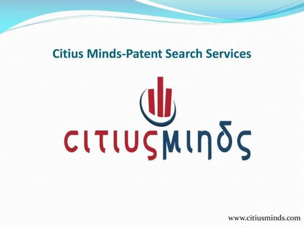 Citius Minds-Patent Search Services