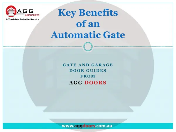 Key Benefits of an Automatic Gate