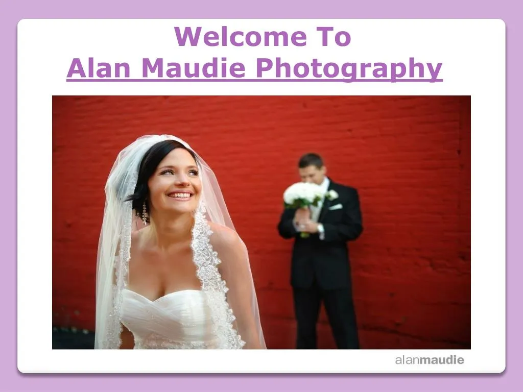 welcome to alan maudie photography