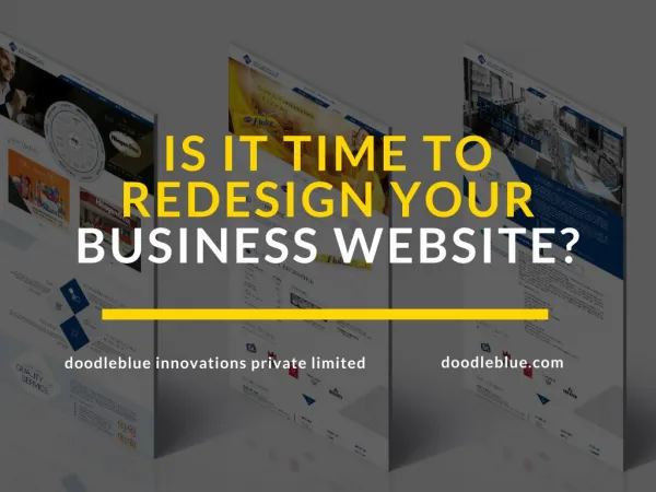 Is It Time to Redesign your Business Website?