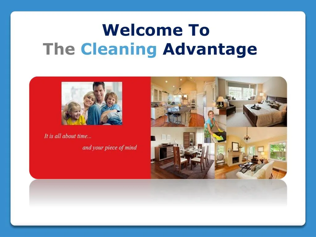 welcome to the cleaning advantage