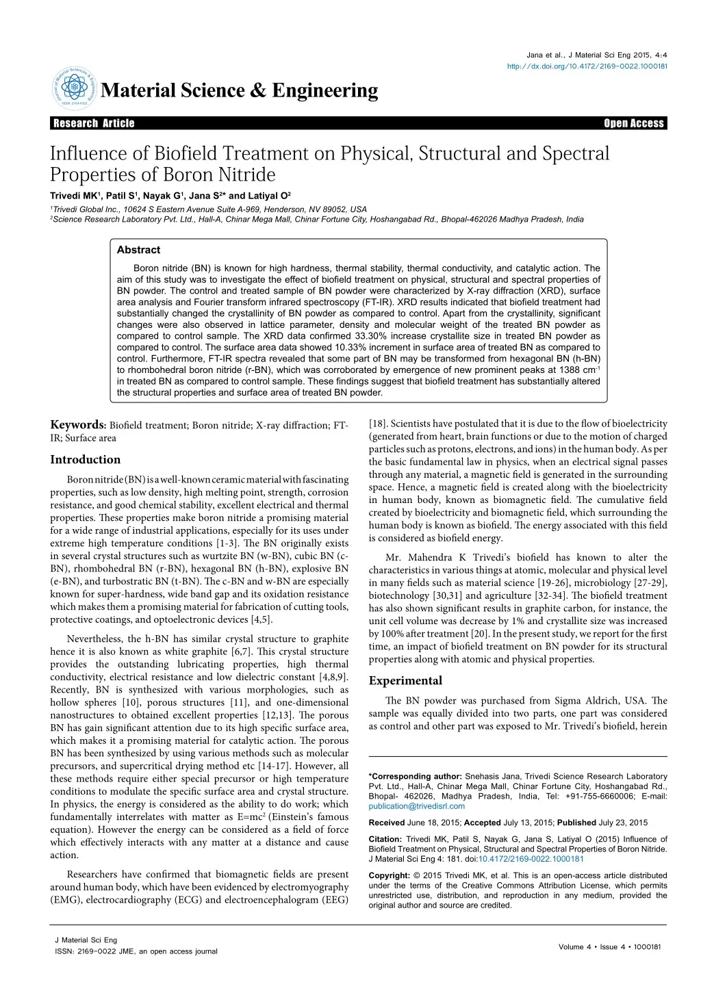 jana et al j material sci eng 2015 4 4 http