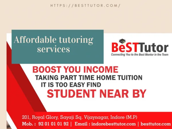 Private Tutor jobs in indore