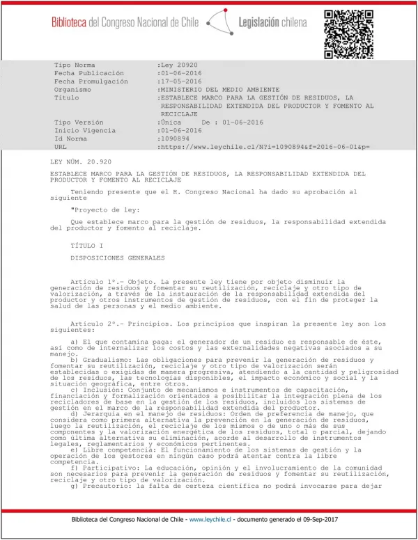 tipo norma ley 20920 fecha publicaci n 01 06 2016