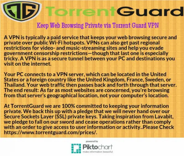 Keep Web Browsing Private via Torrent Guard VPN