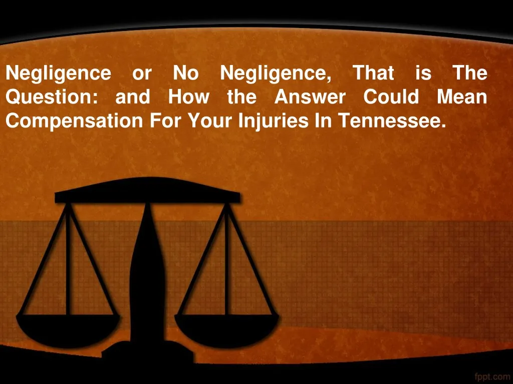 negligence question and how the answer could mean