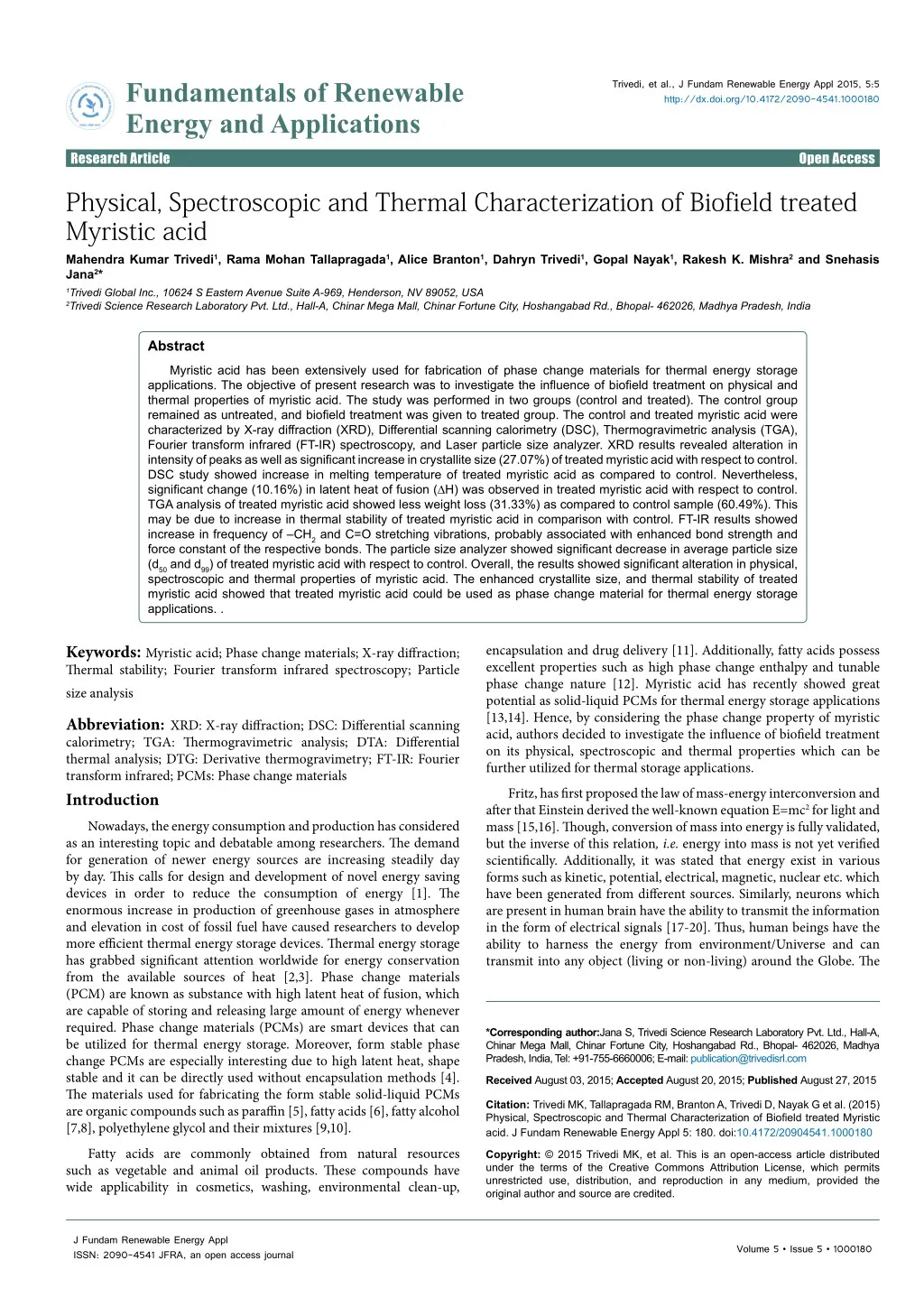 trivedi et al j fundam renewable energy appl 2015