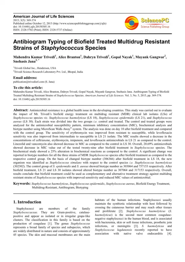 american journal of life sciences 2015