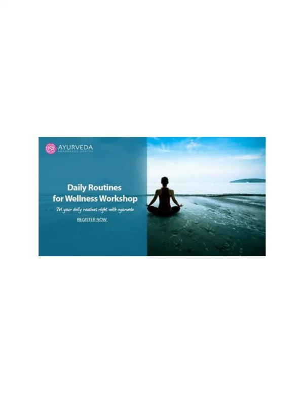 Daily Routines for Wellness