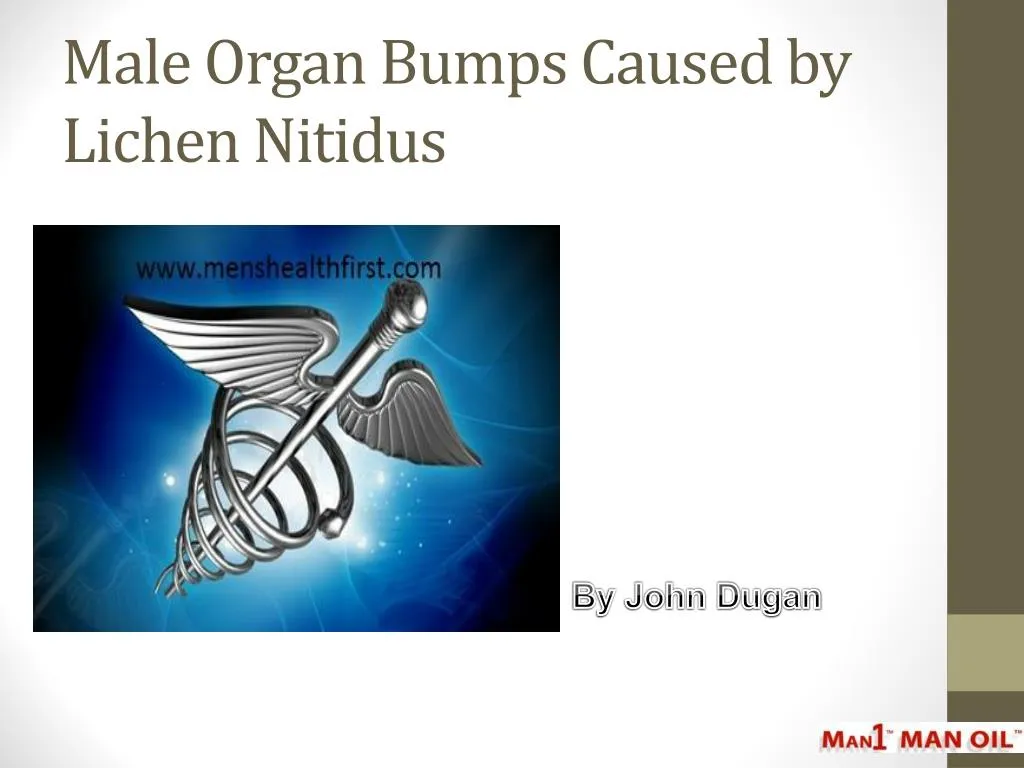 male organ bumps caused by lichen nitidus