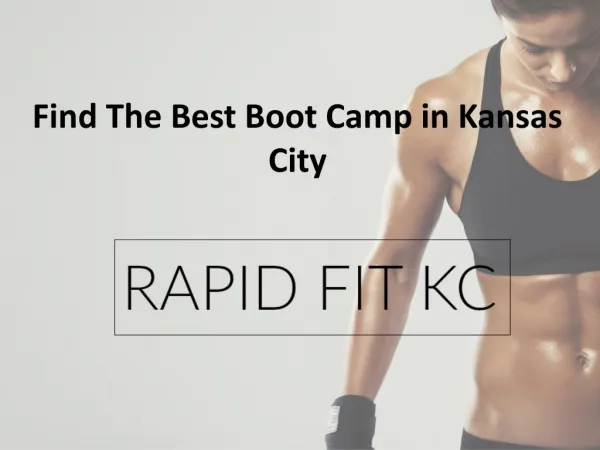 Find the Best Boot Camp in Kansas City