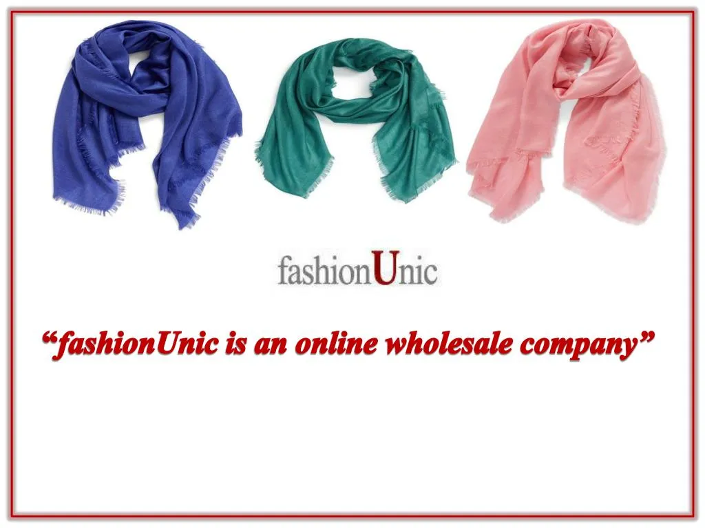 fashionunic is an online wholesale company