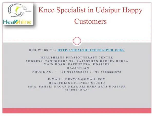 Knee Specialist in Udaipur Happy Customers