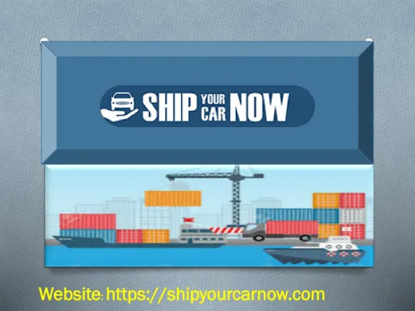 Experience the high-quality customer service from shipyourcarnow