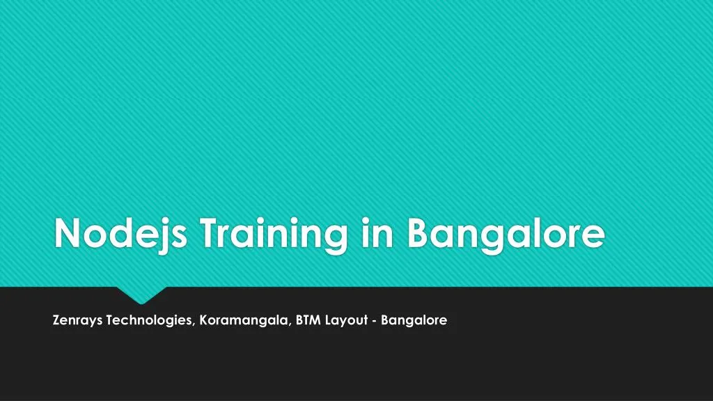 nodejs training in bangalore