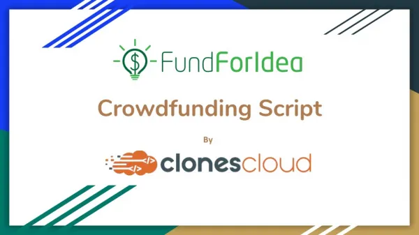 Crowdfunding script for crowdfunding business