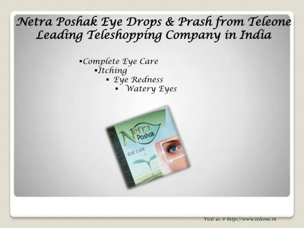 Netra Poshak Eye Drops for Complete Eyes Problems from Teleone