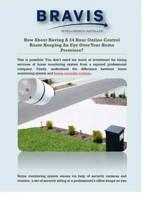 how about having a 24 hour online control room