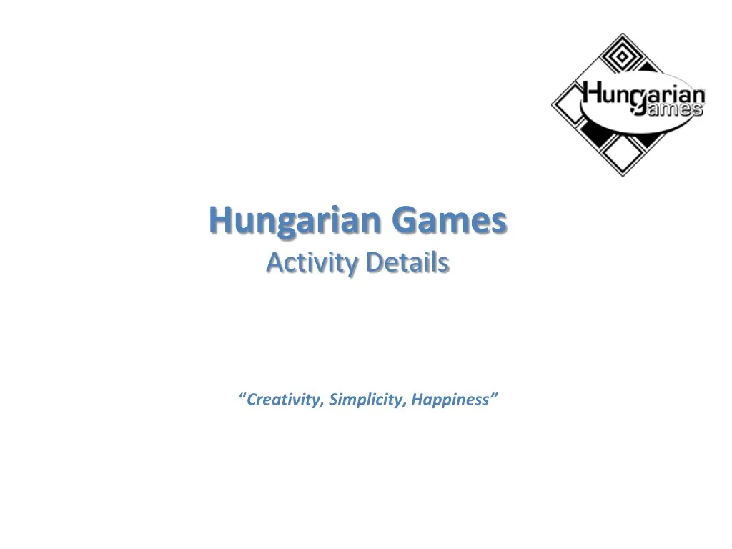 hungarian games activity details