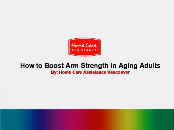 How to Boost Arm Strength in Aging Adults