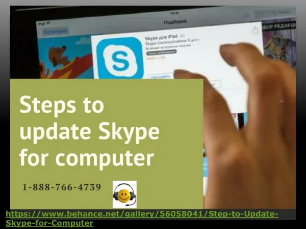 Steps to update Skype for computer