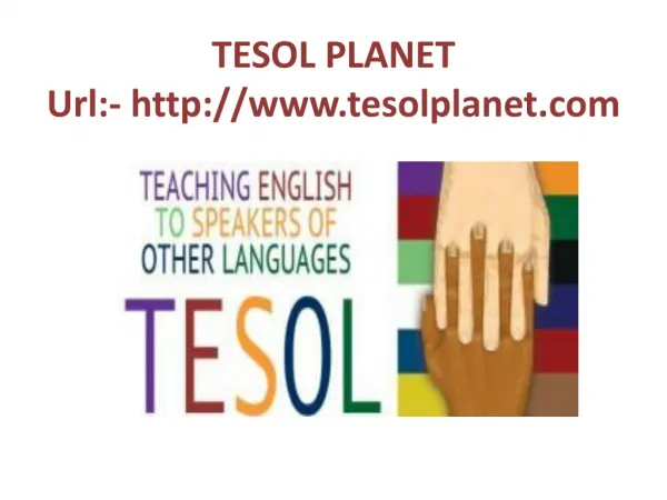 How To Make A Career In TESOL?