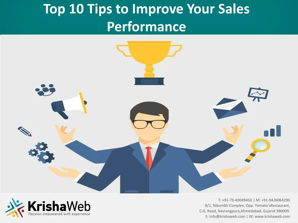 top 10 tips to improve your sales performance
