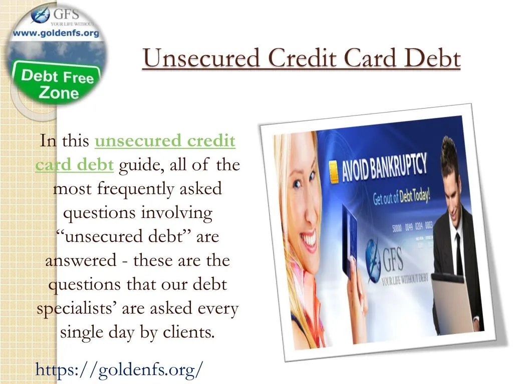 unsecured credit card debt