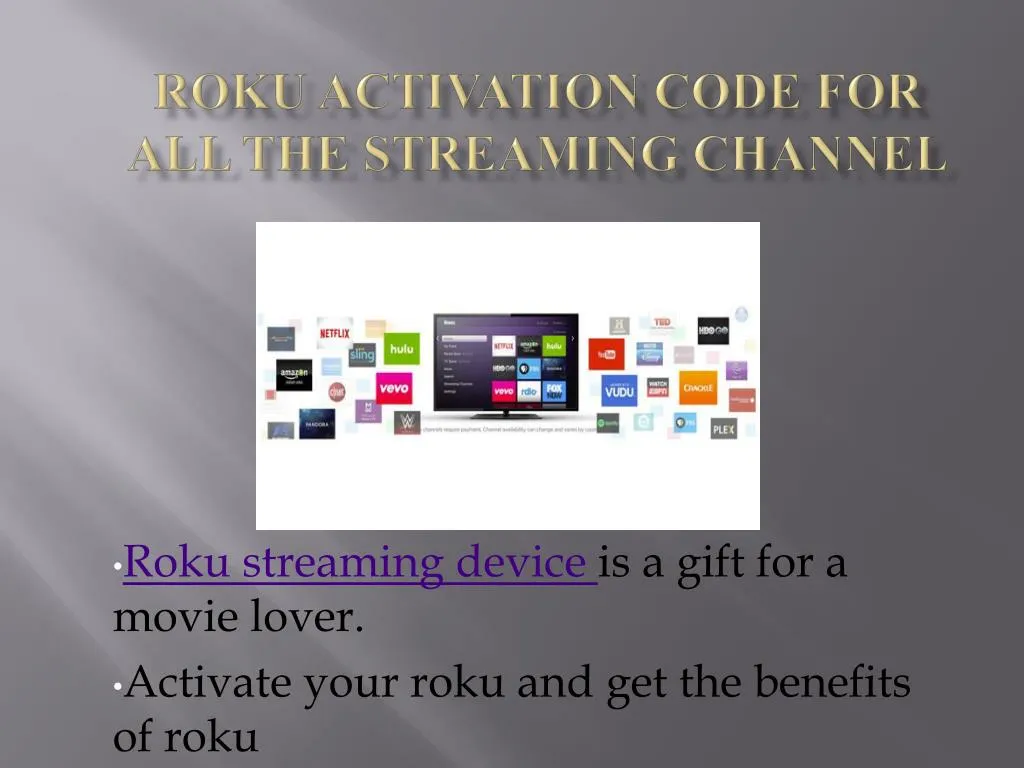 roku activation code for all the streaming channel